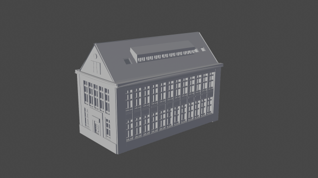 school 3D Модель .c4d .max .obj .3ds .fbx .stl .blend 