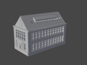 学校 3Dモデル