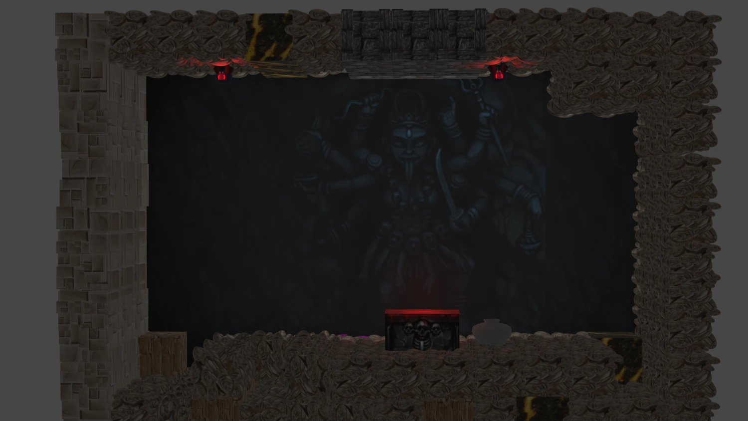 altar from spelunky 3D Model .c4d .max .obj .3ds .fbx .stl .blend 