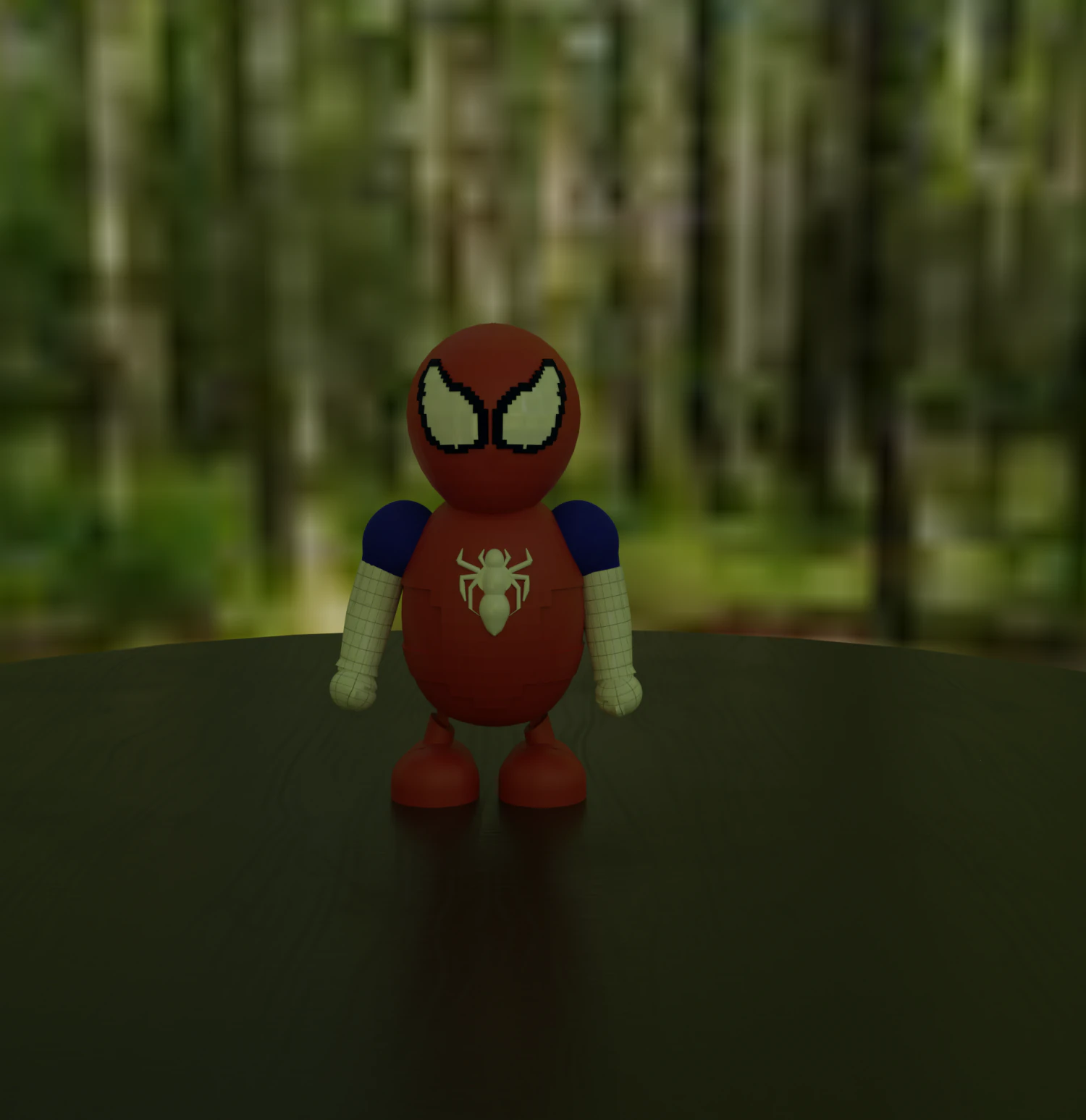 a toy spider men 3D Model .c4d .max .obj .3ds .fbx .stl .blend 