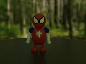 おもちゃのスパイダーマン 3Dモデル