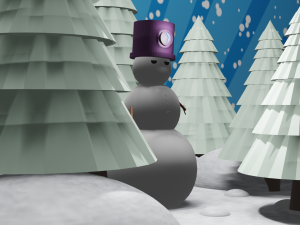 snowman 3D 모델