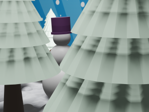 snowman 3D 모델