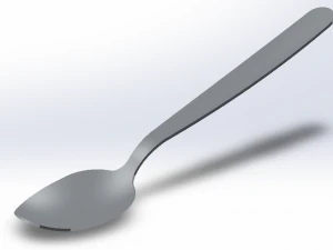 colher Modelo de Impressão 3D