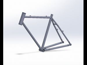 bicycle frame 3D 打印模型