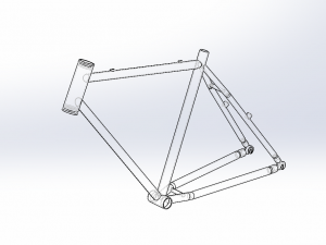 bicycle frame 3D Принт Модель