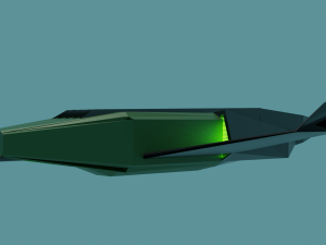 unmanned space plane 3D Model