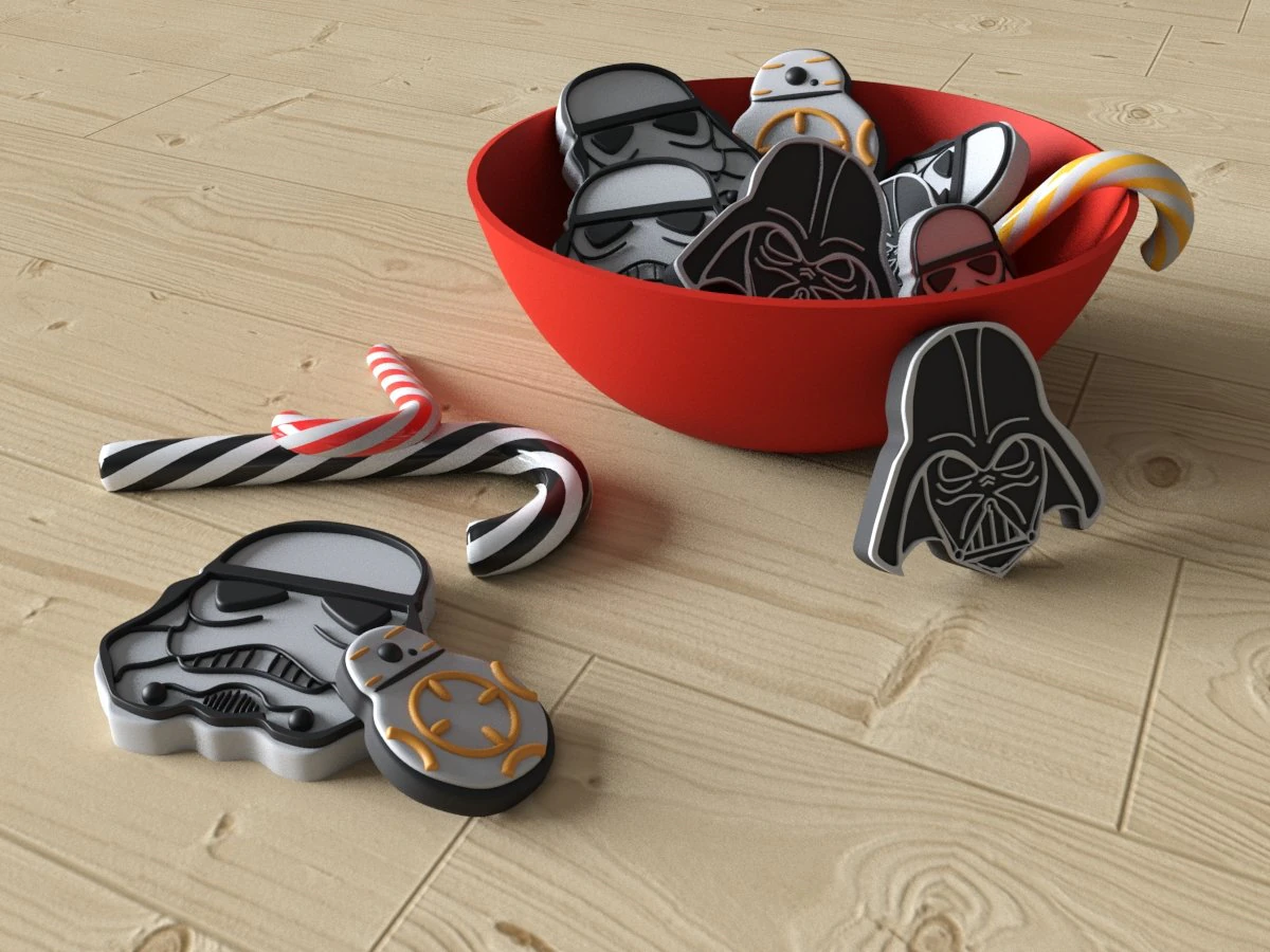 star gingerbread 3D Model .c4d .max .obj .3ds .fbx .stl .blend 