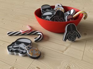 star gingerbread 3D 模型