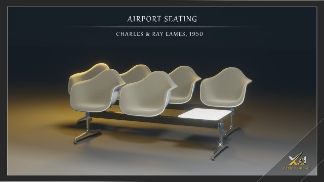 airport seatings 3D 모델 .c4d .max .obj .3ds .fbx .stl .blend 