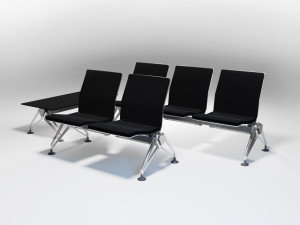 airport seatings 3D Model