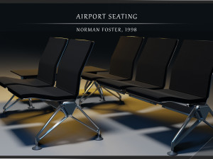 airport seatings 3D Model