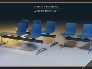 public seating 007 3D Model