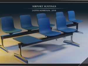 public seating 007 3D 模型