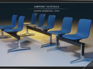 public seating 007 3D 模型