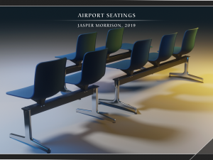 public seating 007 3D 模型