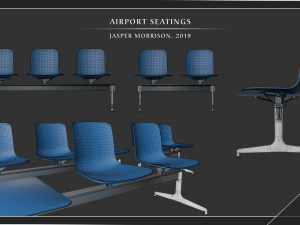 public seating 007 3D 模型