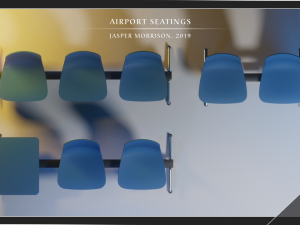 public seating 007 3D 模型