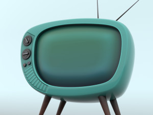 Stylized TV 3D Model