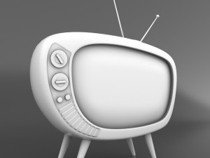Stylized TV 3D Model