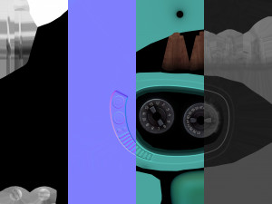 Stylized TV 3D Model