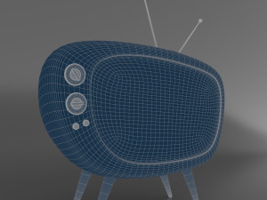 Stylized TV 3D Model