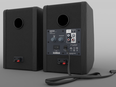 Edifier R1010BT Bookshelf Speaker Set 3D Model