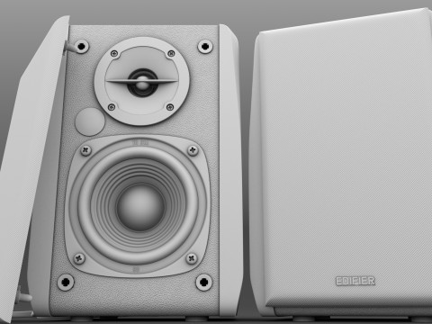 Edifier R1010BT Bookshelf Speaker Set 3D Model