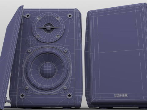 Edifier R1010BT Bookshelf Speaker Set 3D Model