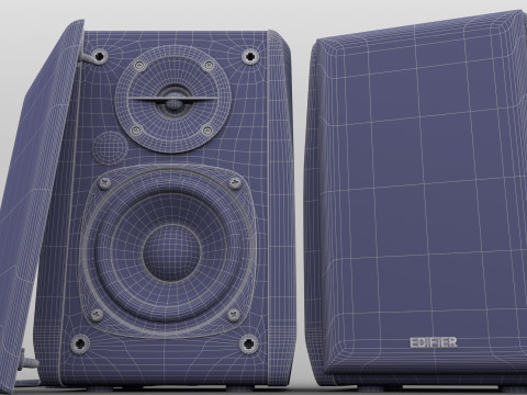 Edifier R1010BT Bookshelf Speaker Set 3D Model