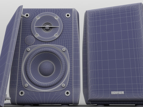 Edifier R1010BT Bookshelf Speaker Set 3D Model