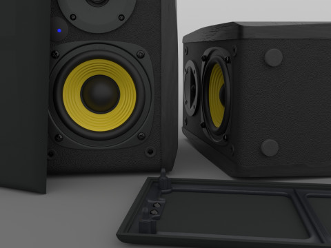 Edifier R1010BT Bookshelf Speaker Set 3D Model
