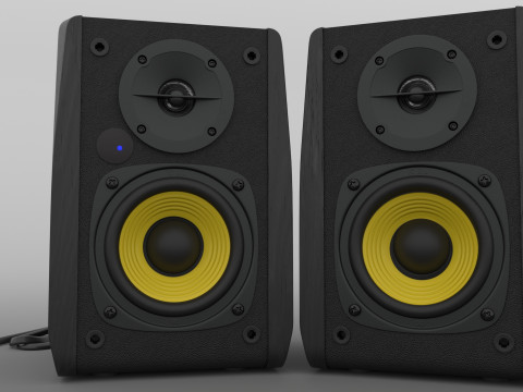 Edifier R1010BT Bookshelf Speaker Set 3D Model