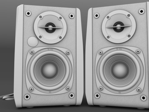 Edifier R1010BT Bookshelf Speaker Set 3D Model