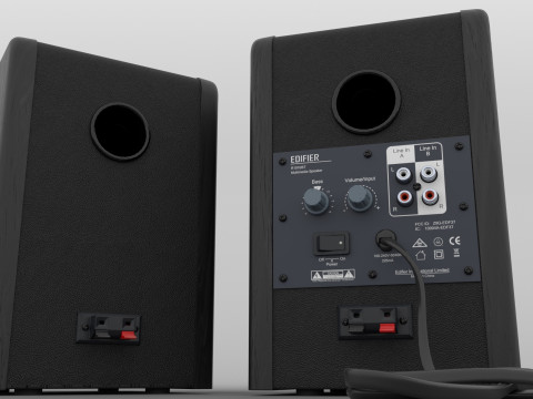 Edifier R1010BT Bookshelf Speaker Set 3D Model
