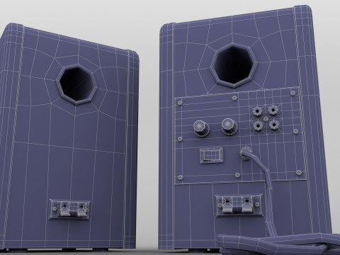 Edifier R1010BT Bookshelf Speaker Set 3D Model