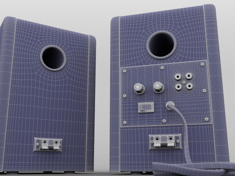 Edifier R1010BT Bookshelf Speaker Set 3D Model