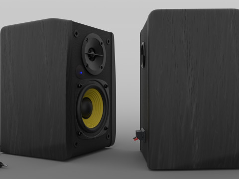 Edifier R1010BT Bookshelf Speaker Set 3D Model
