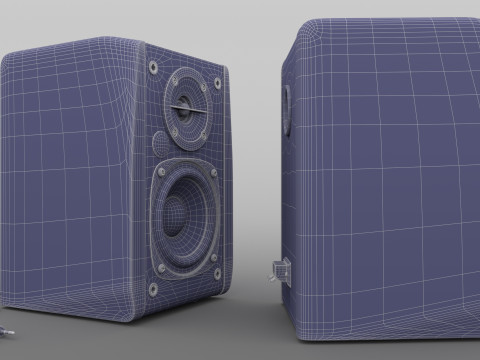 Edifier R1010BT Bookshelf Speaker Set 3D Model