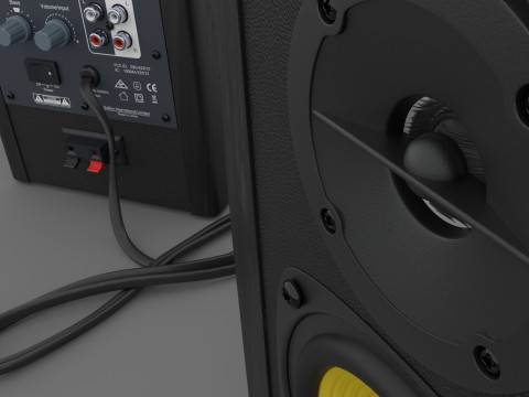 Edifier R1010BT Bookshelf Speaker Set 3D Model