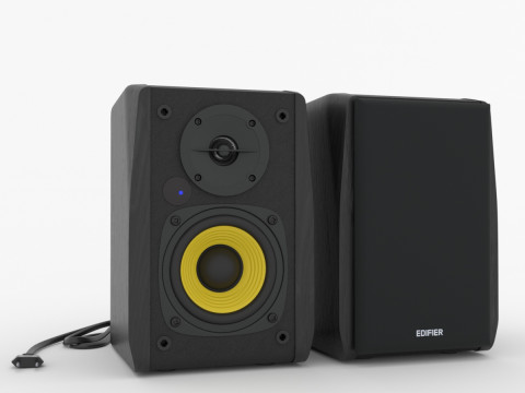Edifier R1010BT Bookshelf Speaker Set 3D Model