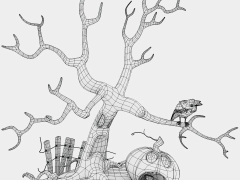 南瓜恐慌 3D 模型