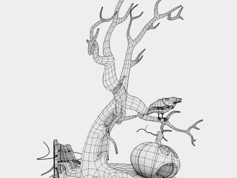 南瓜恐慌 3D 模型