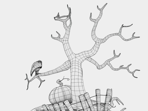 南瓜恐慌 3D 模型