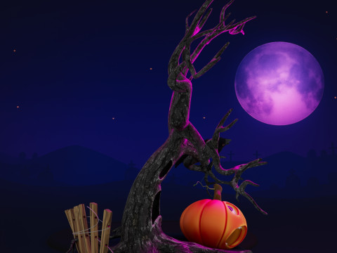 南瓜恐慌 3D 模型