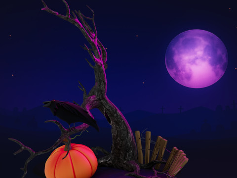 南瓜恐慌 3D 模型