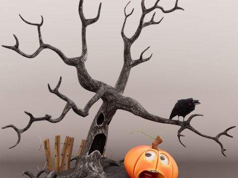 南瓜恐慌 3D 模型