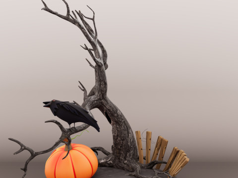 南瓜恐慌 3D 模型