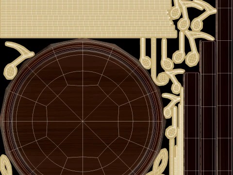 Stylized Violin and Bow - Two for One Pack 3D Model