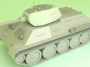 serbatoio t34 Modello 3D